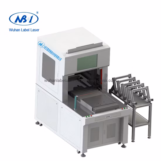 Máquina automática de marcação a laser 20W 30W 50W 70W 100W com dispositivo rotativo