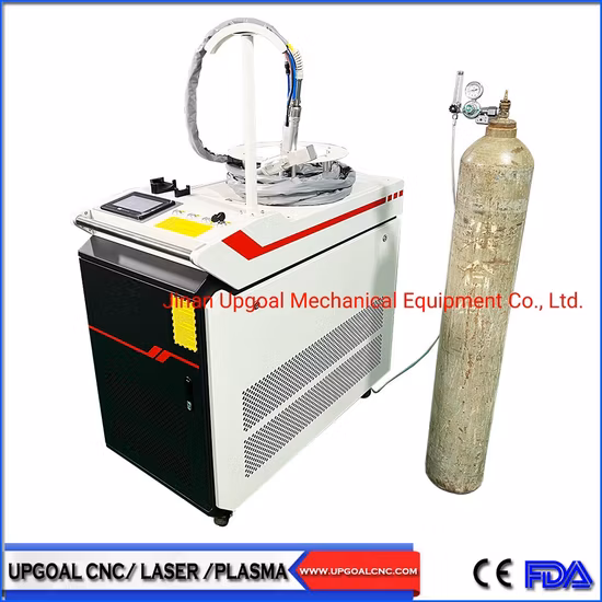 Potente máquina de limpeza a laser de fibra contínua de 2.000 W para ferrugem de metal/sujeira gordurosa/oxidação de tinta